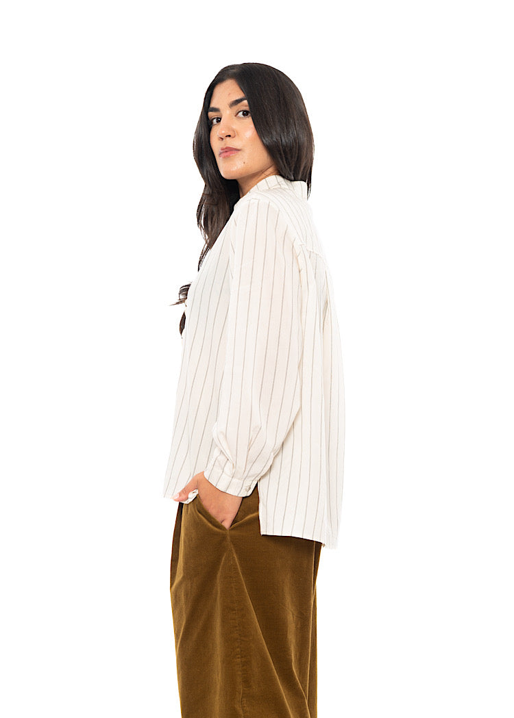 PINSTRIPE AMELIA L SHIRT