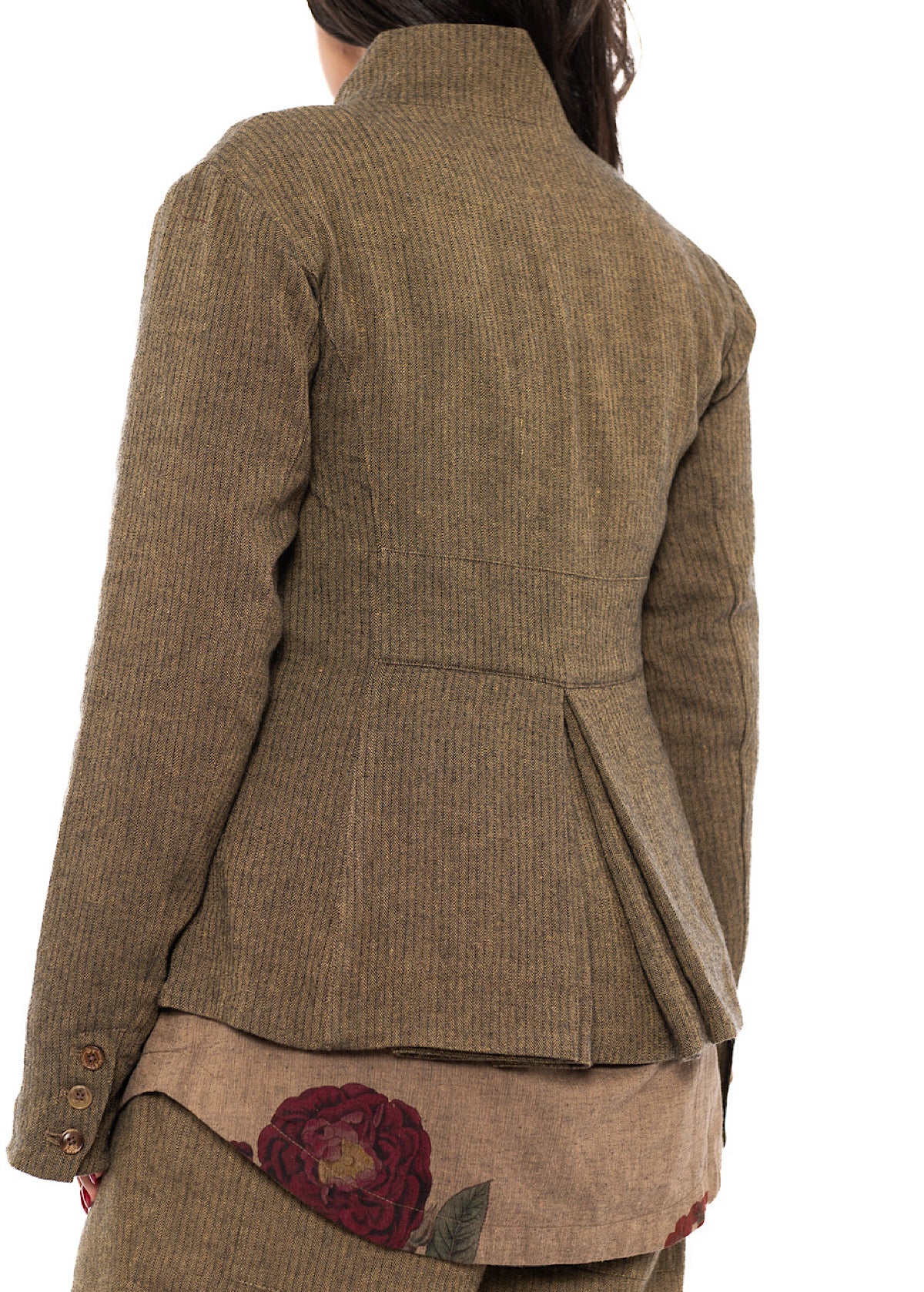 TAILORED HERRINGBONE JACKET