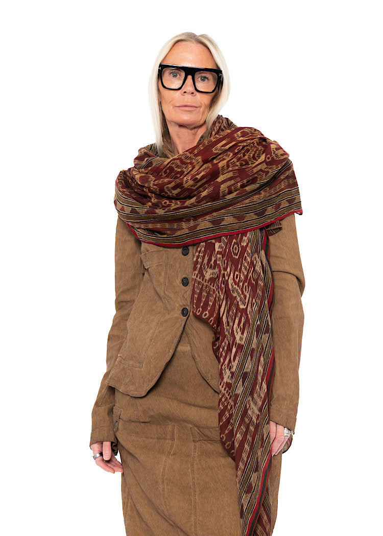 PRINTED MODAL-WOOL SCARF