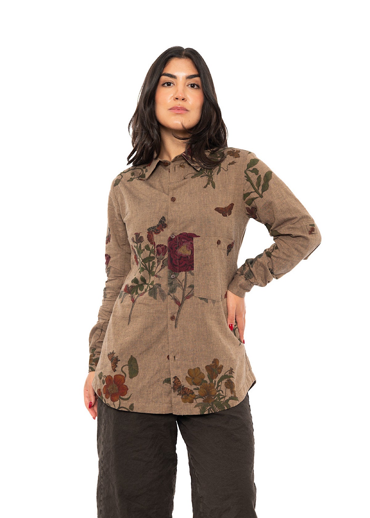 BOTANICAL PRINTED SHIRT