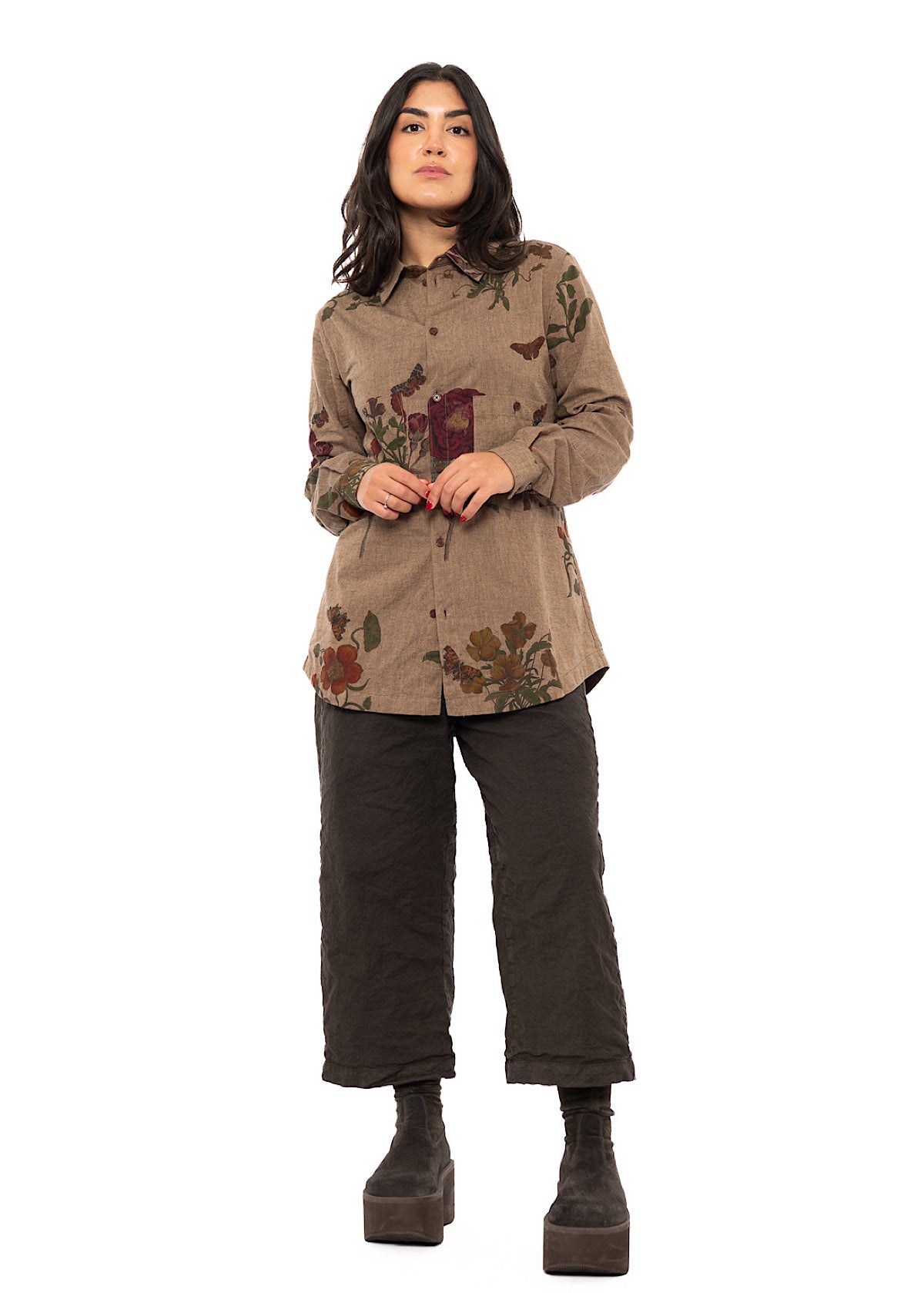 BOTANICAL PRINTED SHIRT