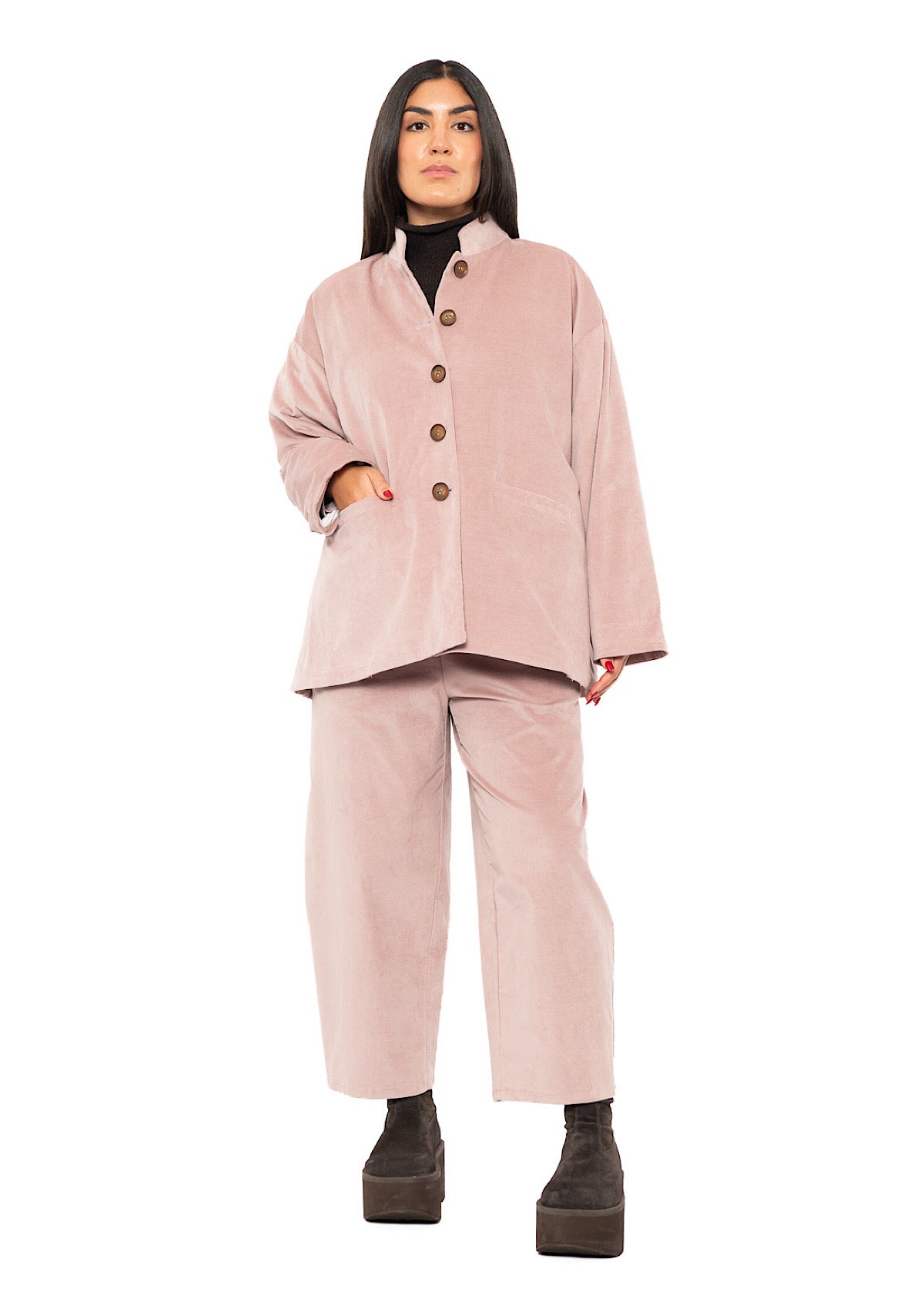 RELAXED VELVET EVELINE JACKET