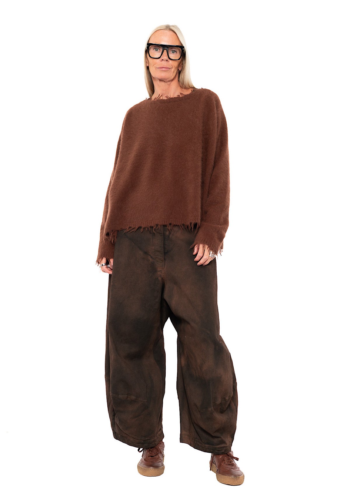 SIGNATURE BALLOON DENIM TROUSER