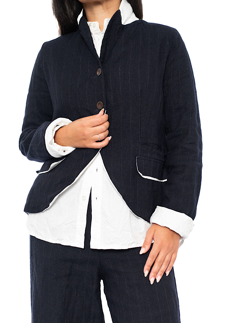 PINSTRIPE VIOLA JACKET