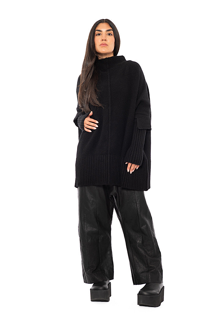 OVERSIZED KNITTED TUNIC