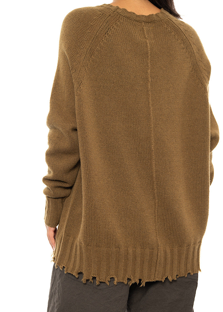 RELAXED CASHMERE-MIX KIARA PULLOVER