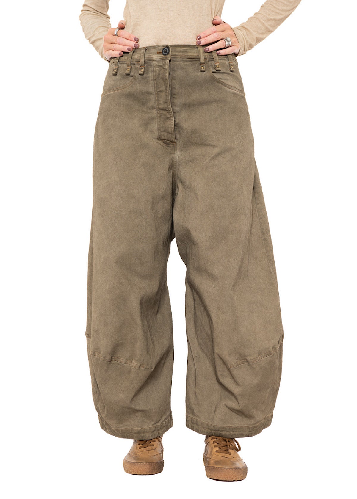 SIGNATURE BALLOON DENIM TROUSER