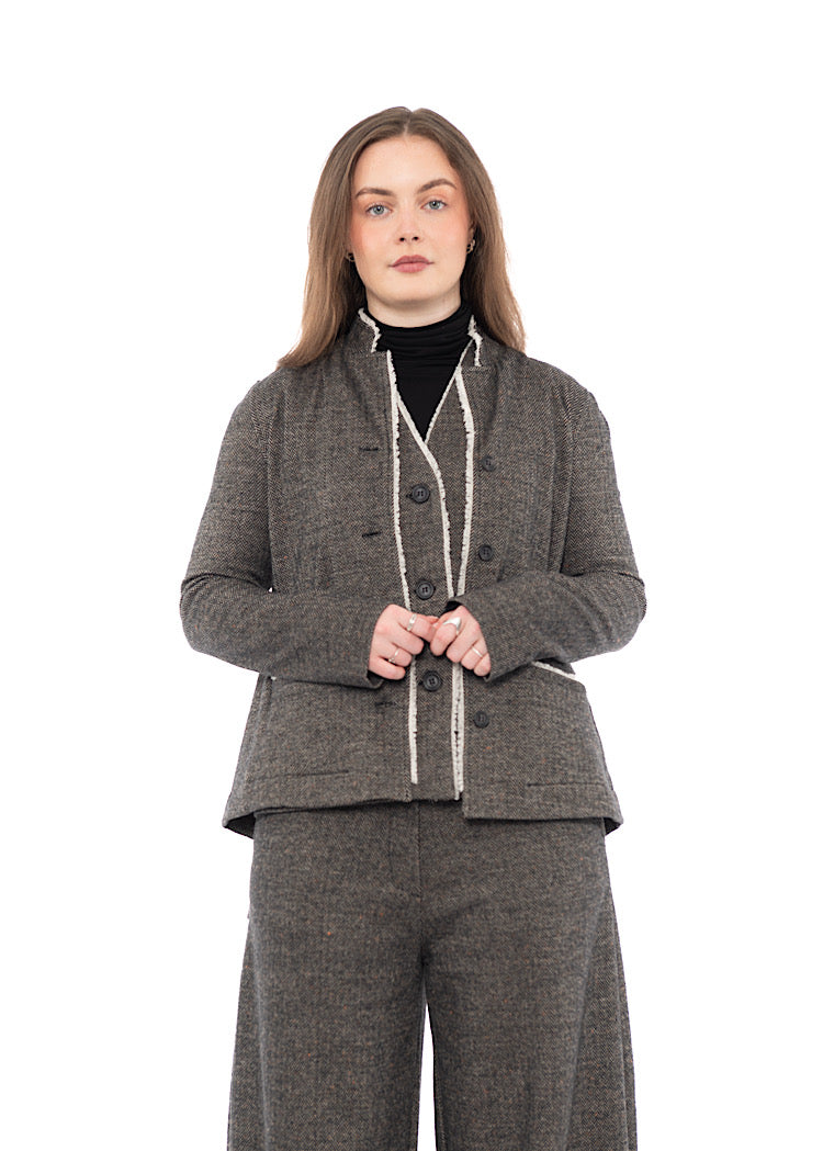 HERRINGBONE APRILE I JACKET
