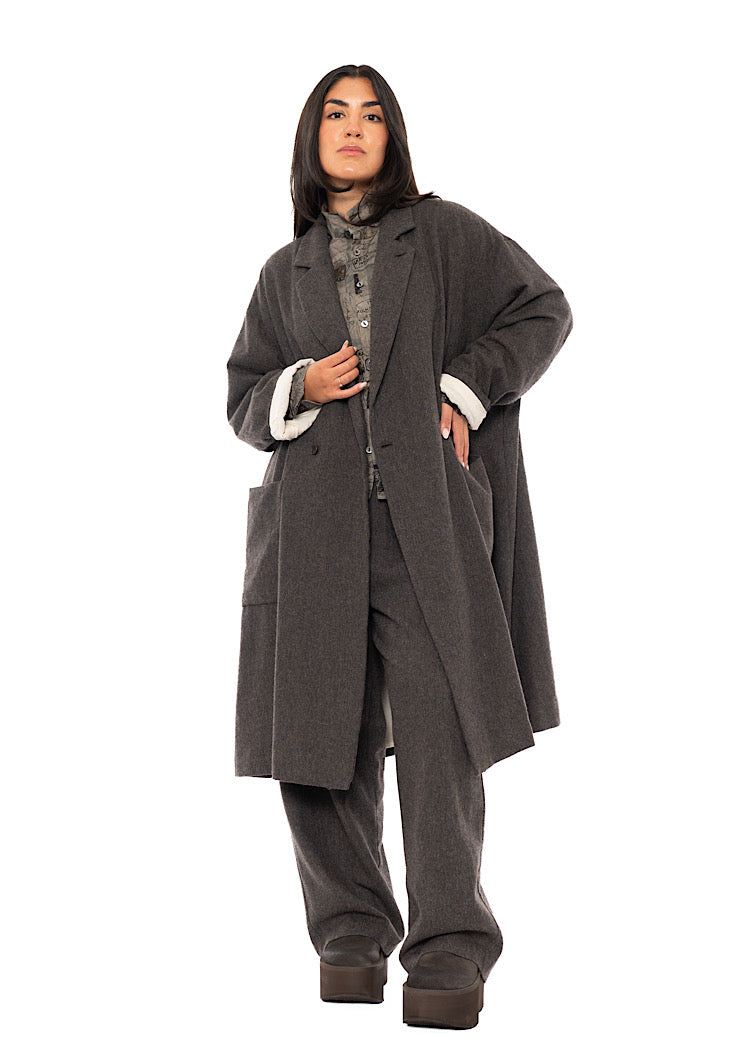 OVERSIZED TWEED COAT