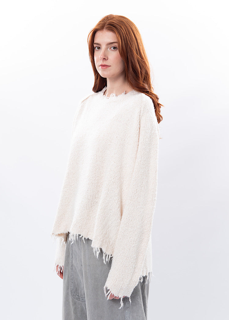 RUNDHOLZ DIP KNITTED PULLOVER