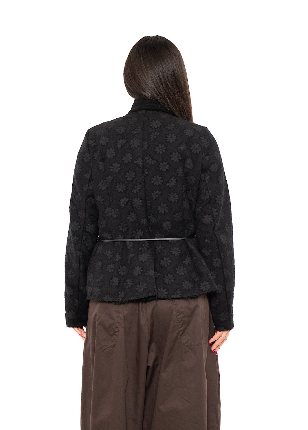 FLORAL JACQUARD JACKET
