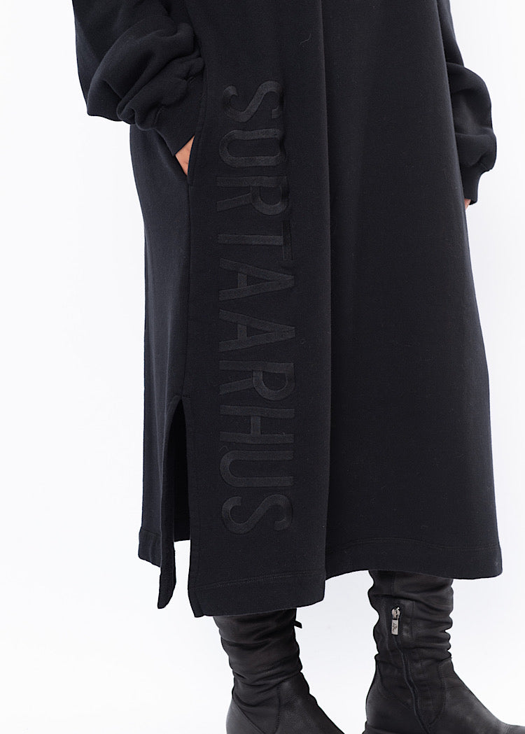 SORT AARHUS SWEATSHIRT DRESS