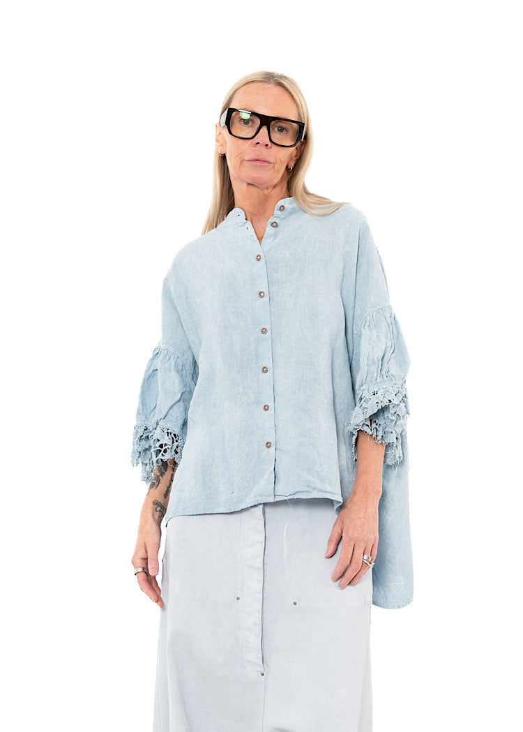 RUNDHOLZ DIP BLOUSE