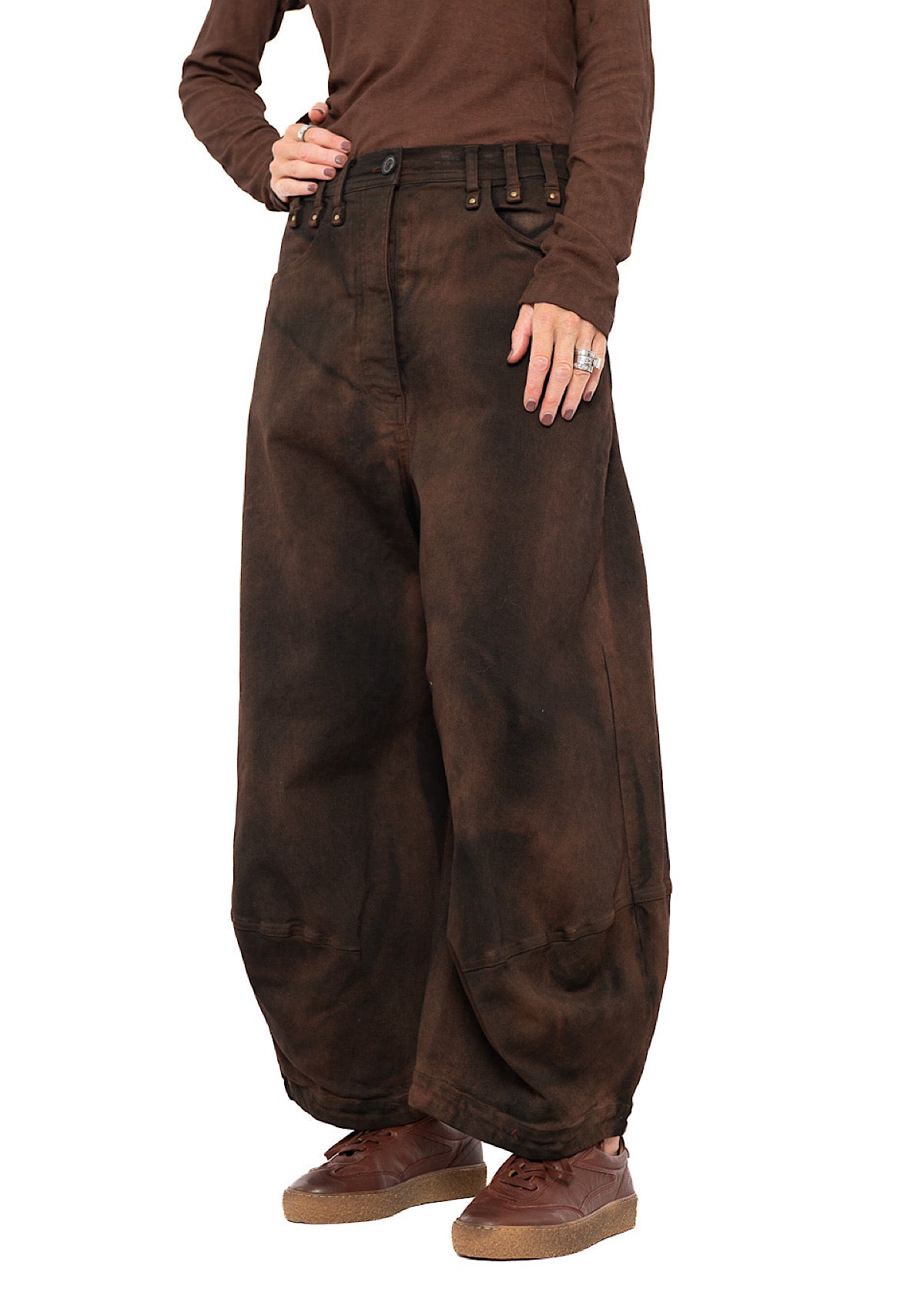 SIGNATURE BALLOON DENIM TROUSER