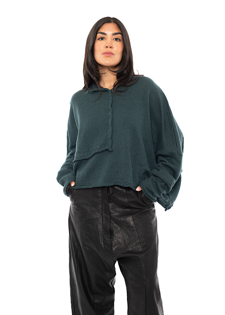 BOILED WOOL KNITTED PULLOVER