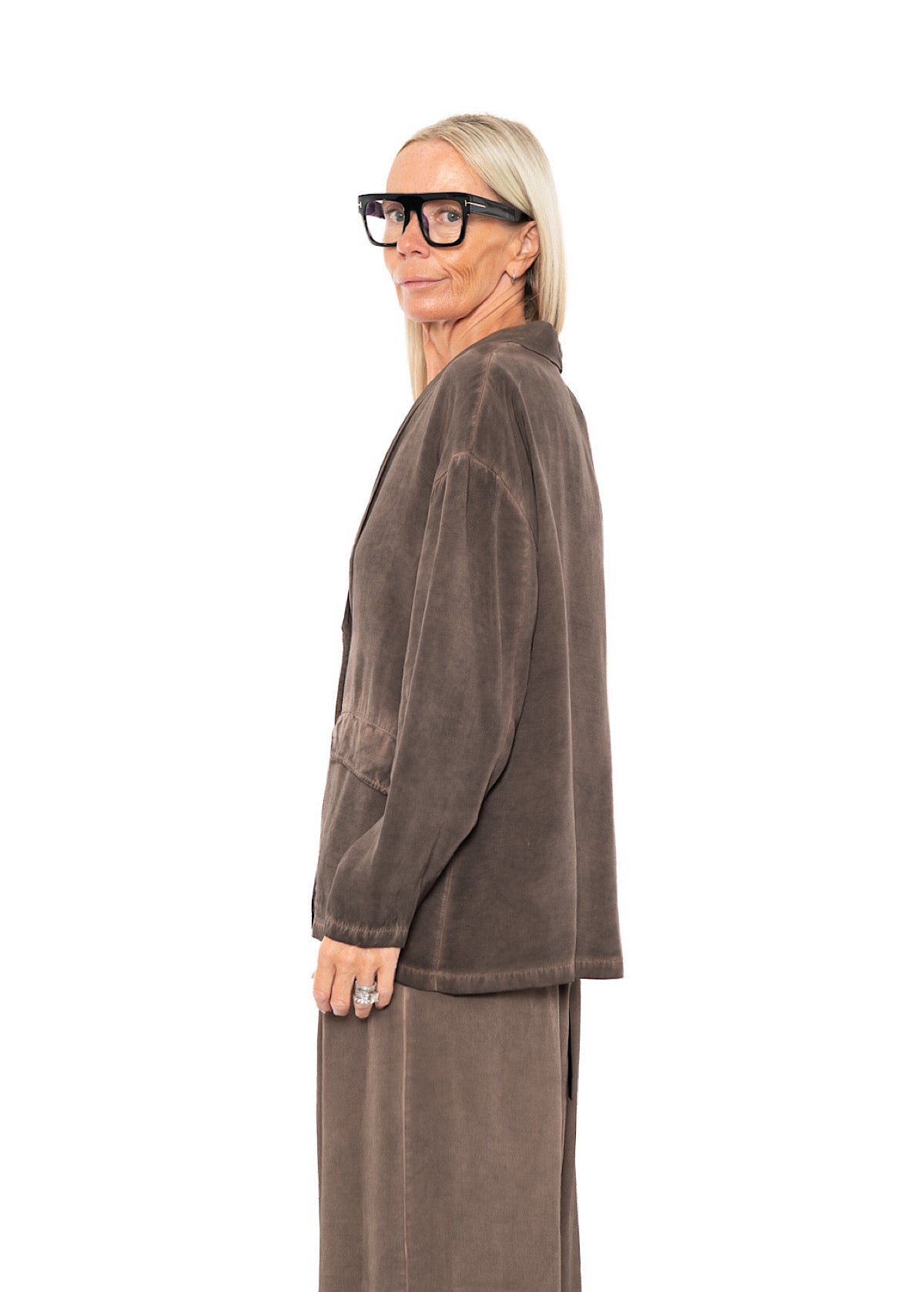 RELAXED VISCOSE-MIX JACKET
