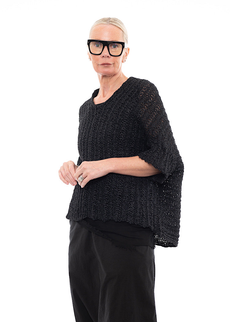 RUNDHOLZ DIP KNITTED PULLOVER