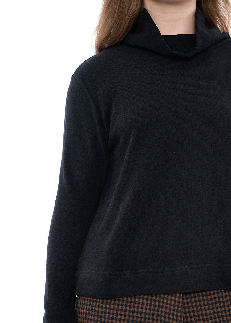 COTTON-FLEECE LYDIA PULLOVER