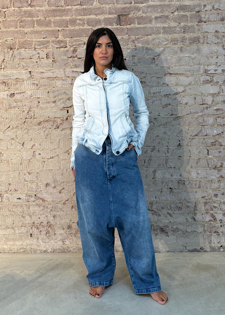 PRE-ORDER RUNDHOLZ MAINLINE TROUSER *INDIGO FADED* (Shown in INDIGO STONEWASH)