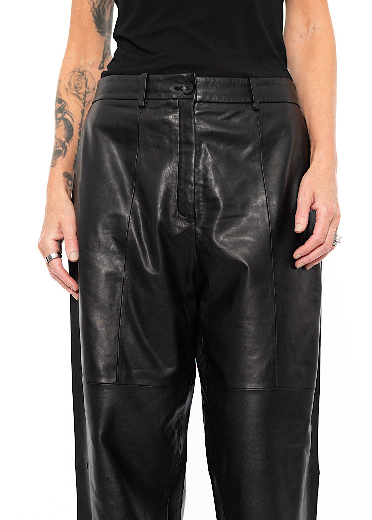 ANNETTE GÖRTZ LEATHER HOSS TROUSER