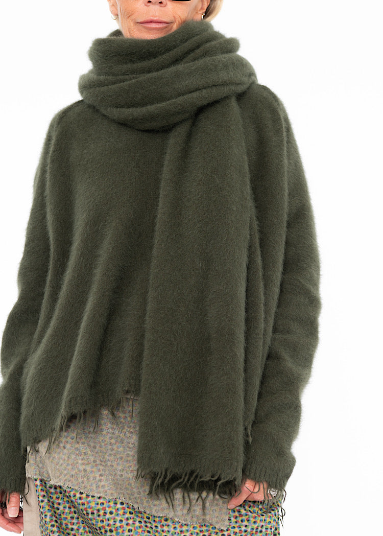 RUNDHOLZ DIP 1/3 SHARER KNITTED SCARF