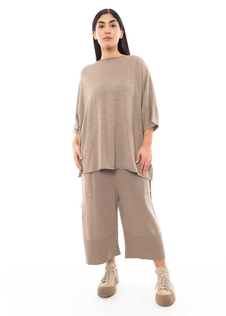 SORT AARHUS ELSA KNITTED TUNIC