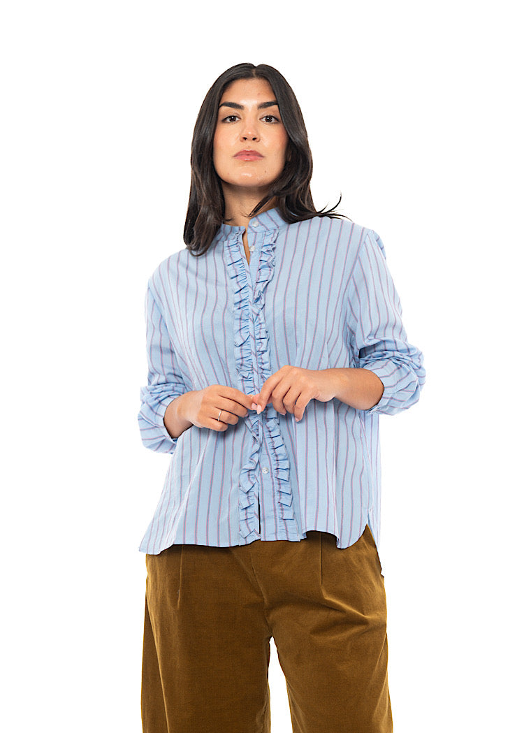 PINSTRIPE AMELIA L SHIRT