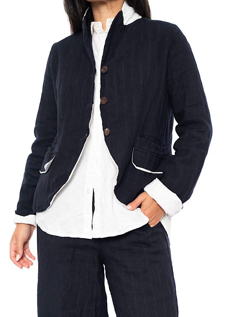 PINSTRIPE VIOLA JACKET