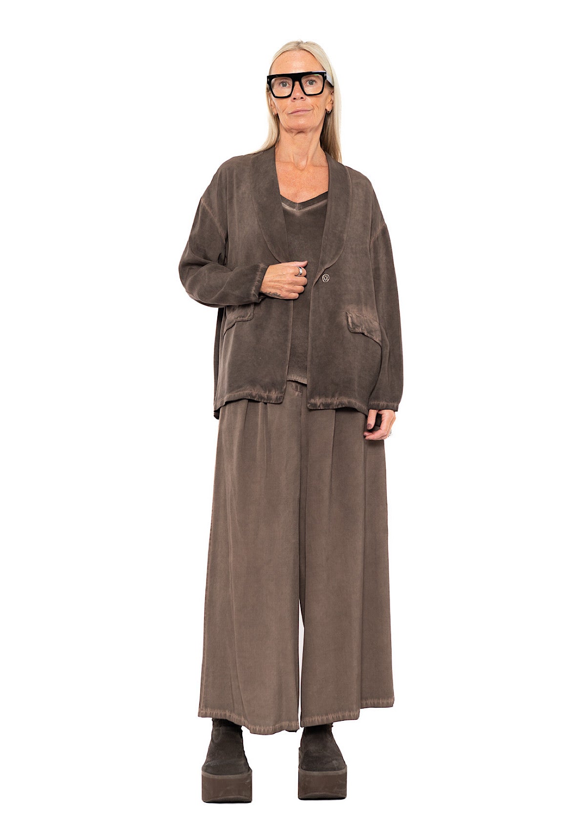 RELAXED VISCOSE-MIX JACKET