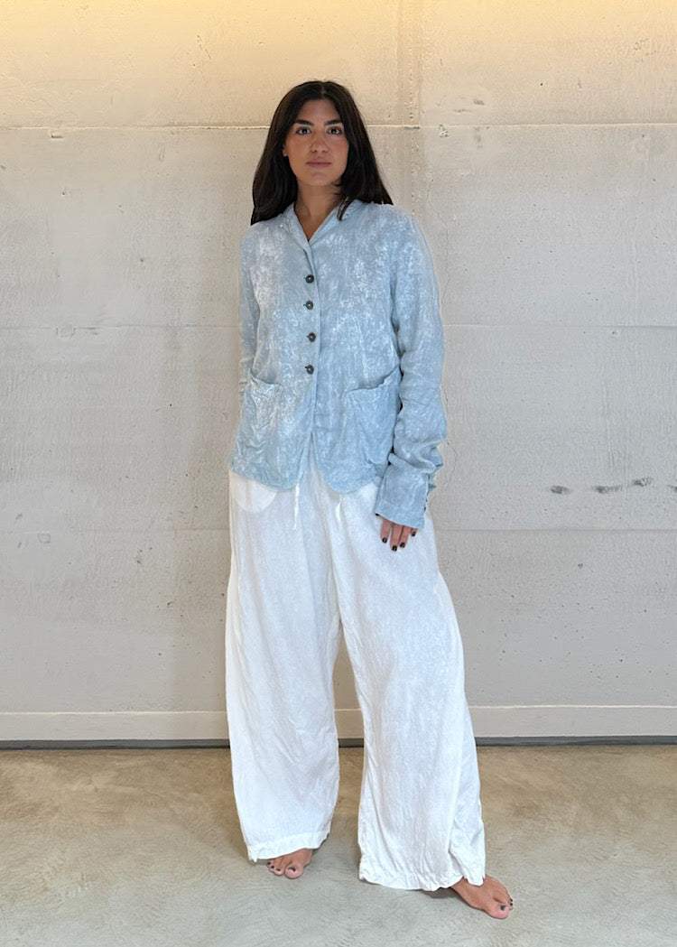 PRE-ORDER RUNDHOLZ DIP TROUSER *BLACK GLOSS | 2470115* (Shown in SEAFOAM FOG | 2470105)