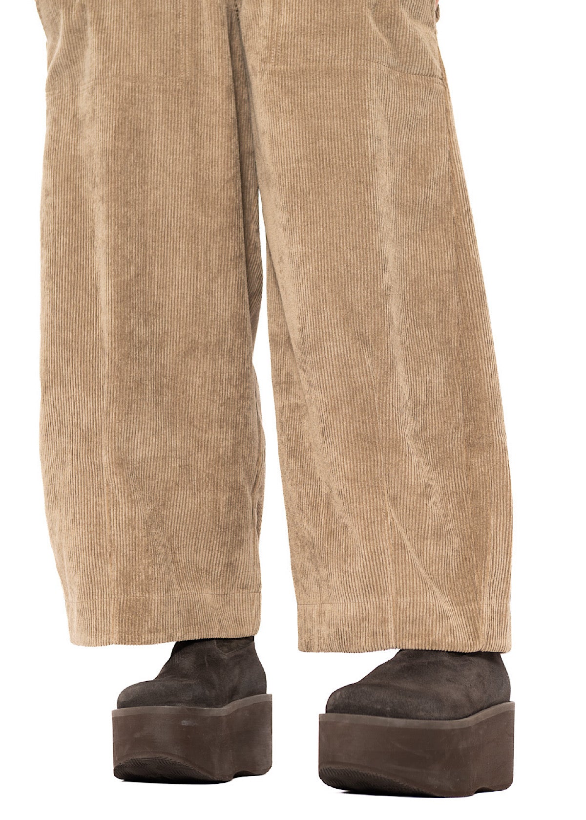 CORDUROY WIDE-LEG BALLOON TROUSER