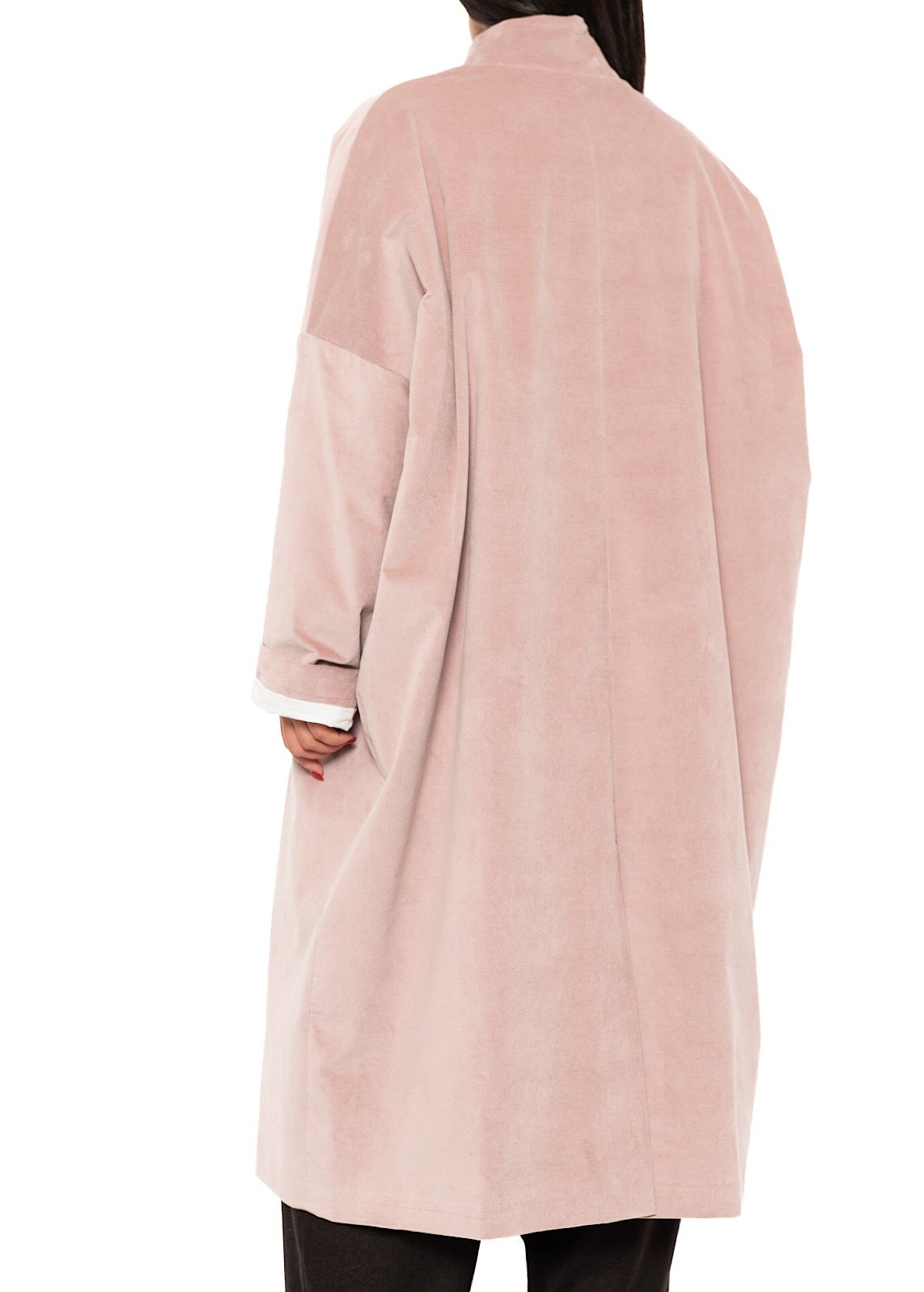 OVERSIZED VELVET ISA COAT