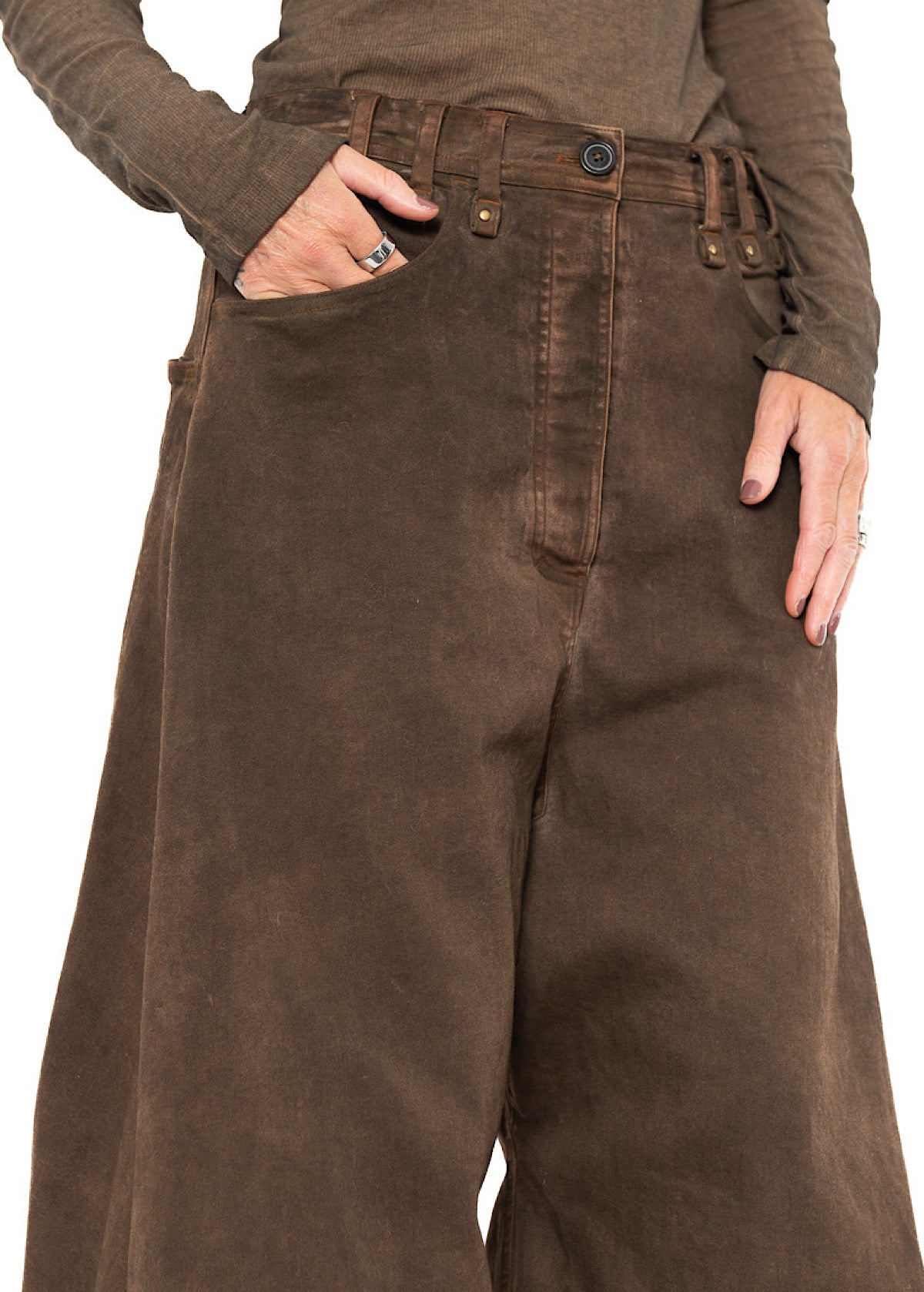 SIGNATURE BALLOON DENIM TROUSER