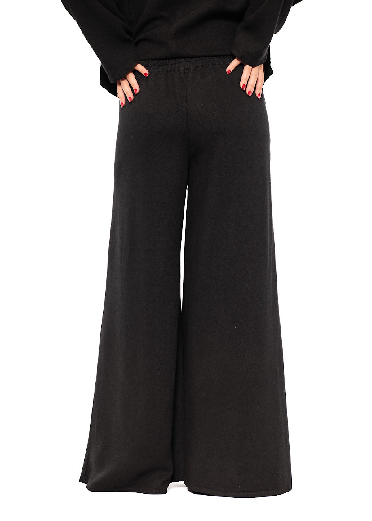 HIGH-WAISTED WIDE LEG TROUSER