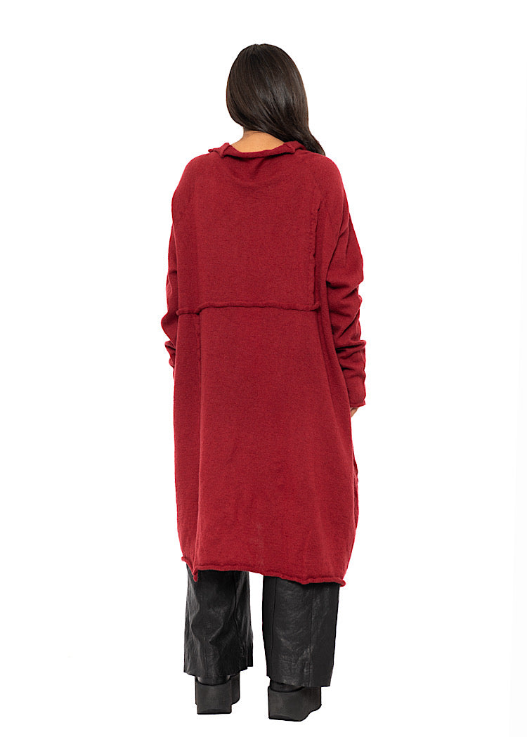 OVERSIZED WOOL KNITTED DRESS