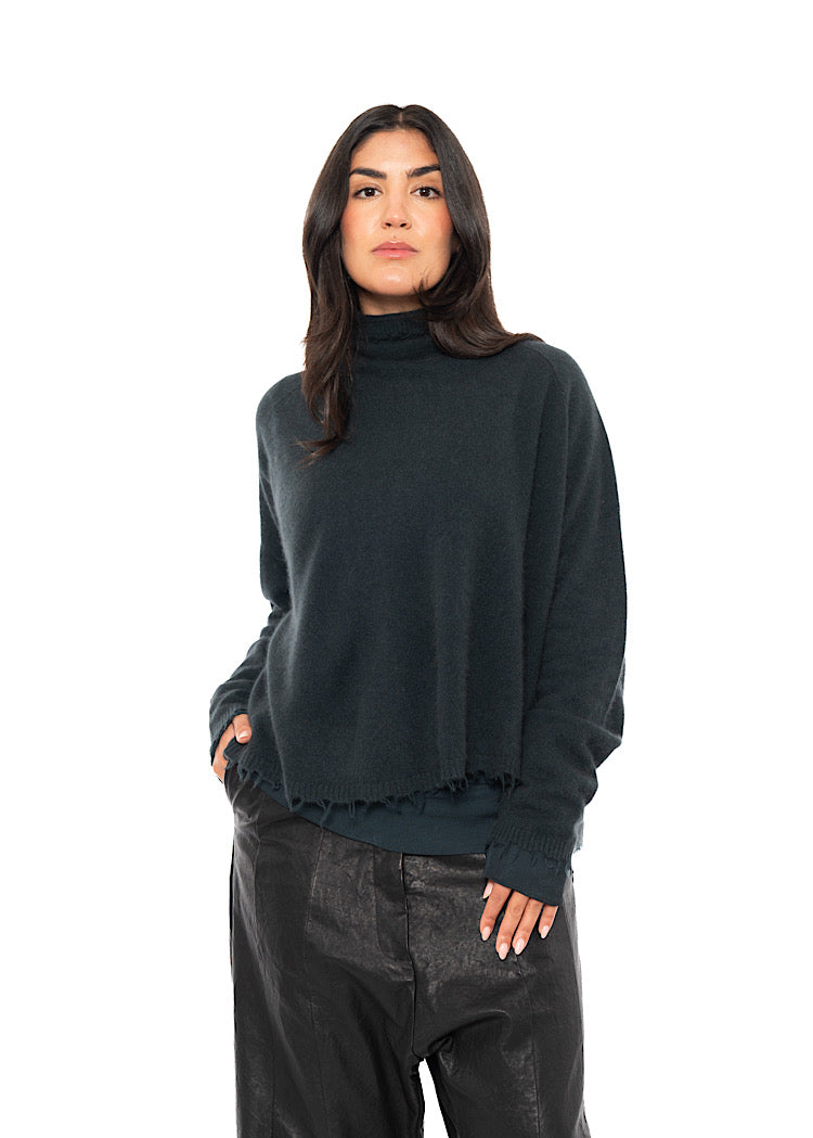 SIGNATURE MERINO RACCOON KNIT