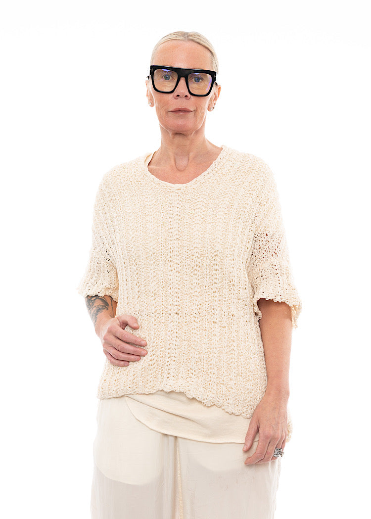 RUNDHOLZ DIP KNITTED PULLOVER