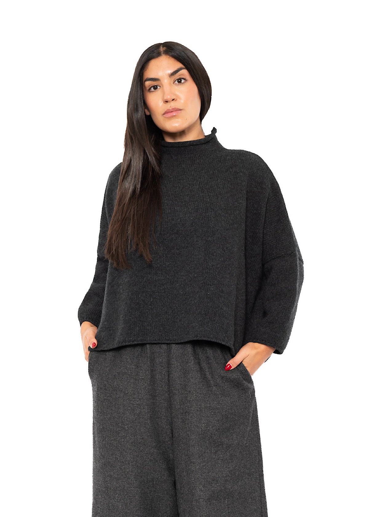RELAXED CASHMERE BLEND FERRUCCIO PULLOVER