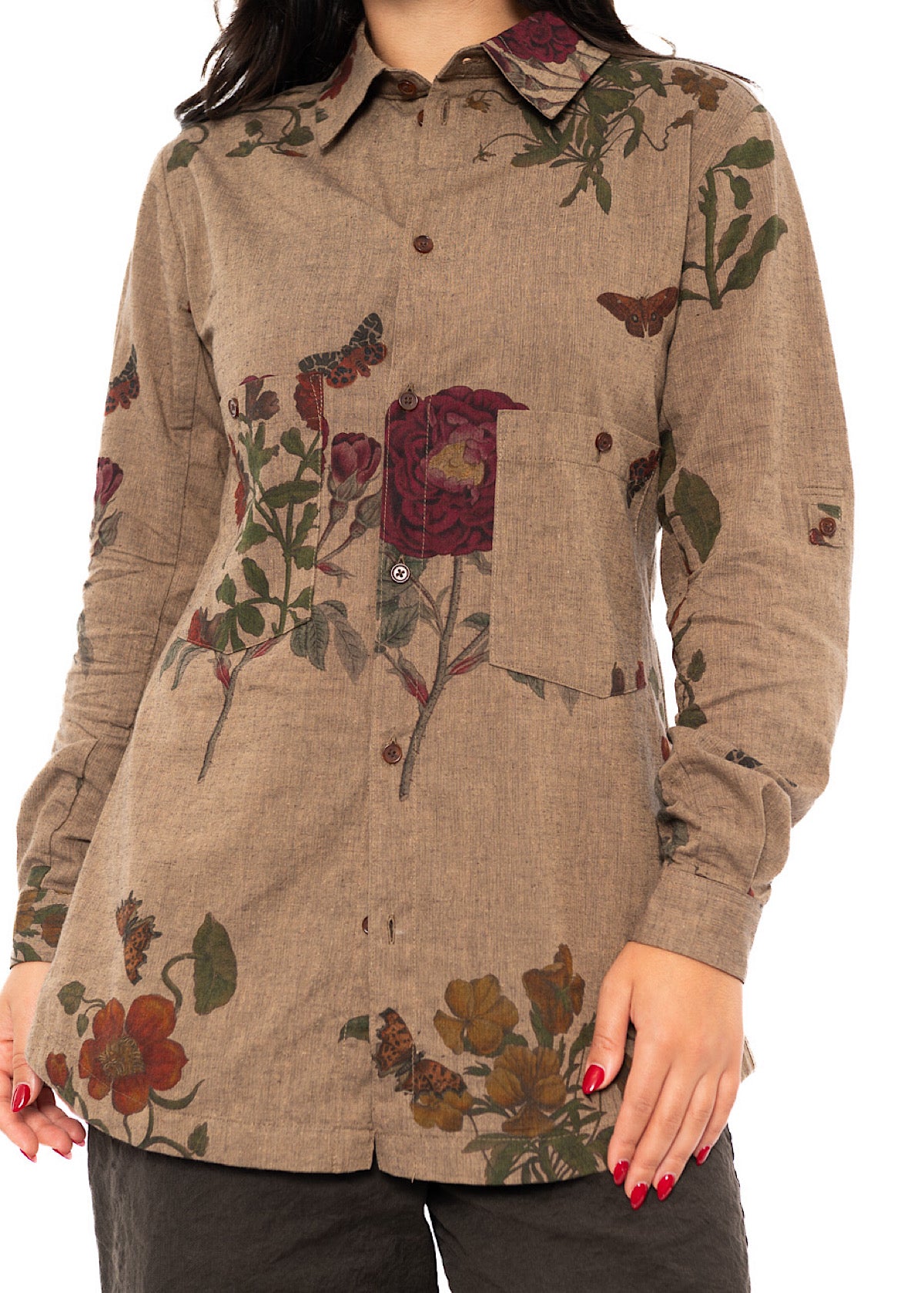 BOTANICAL PRINTED SHIRT
