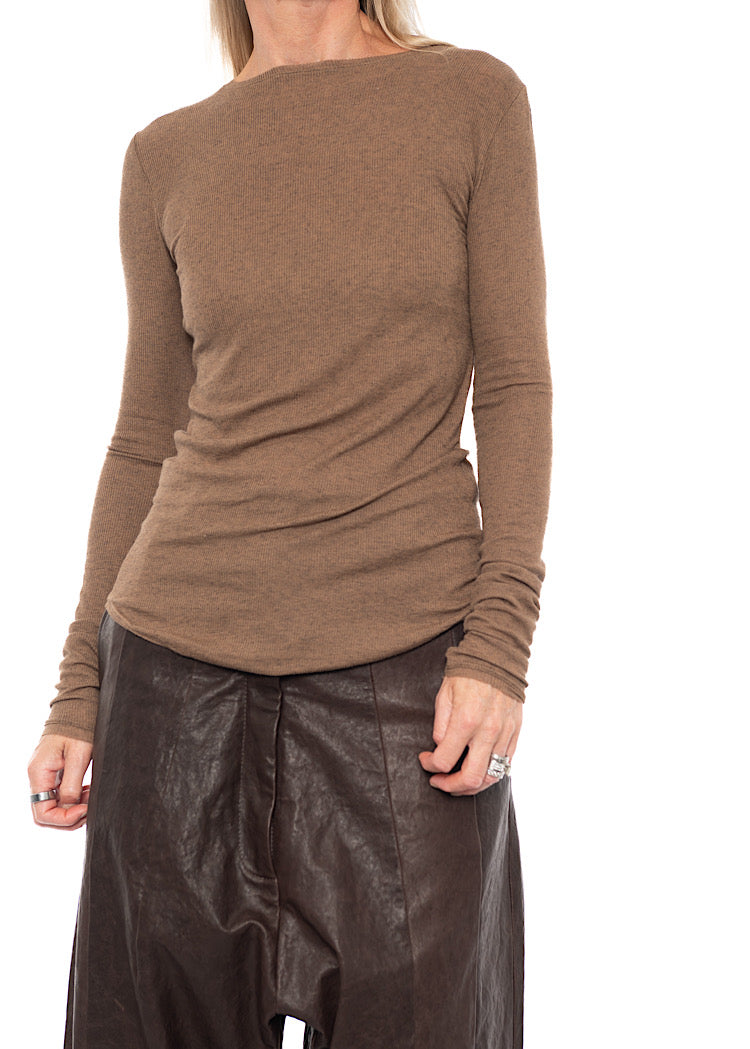 ROUND NECK LONG SLEEVE T-SHIRT