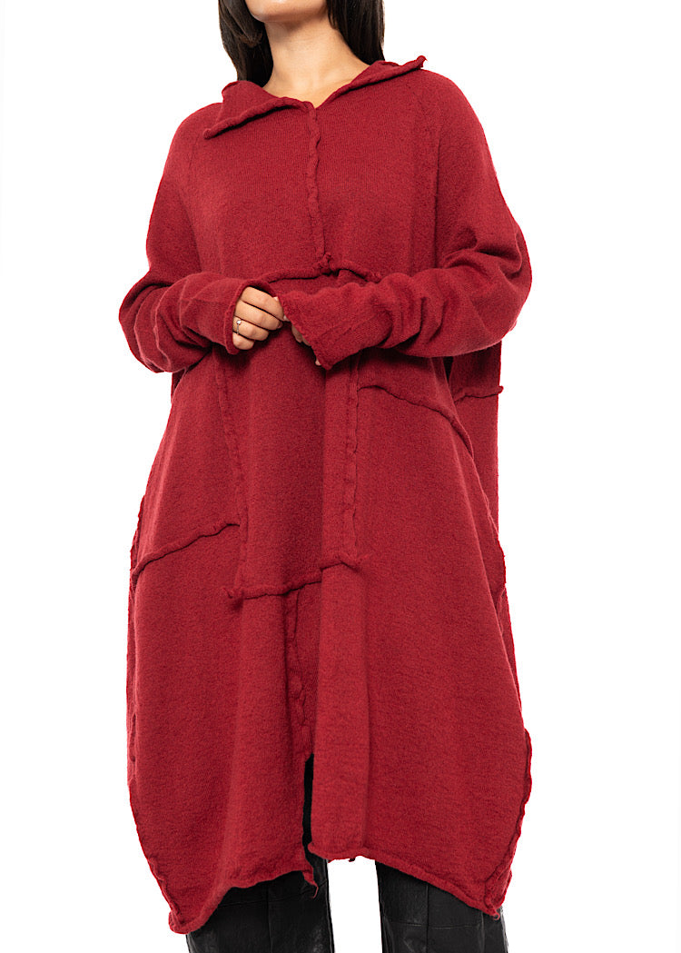 OVERSIZED WOOL KNITTED DRESS