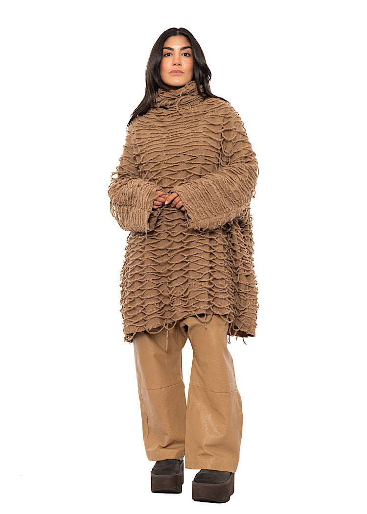 DECONSTRUCTED KNIT TUNIC
