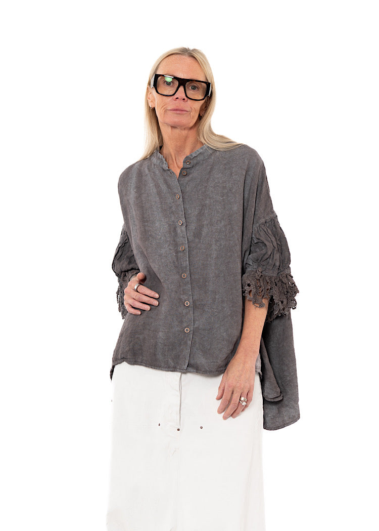 RUNDHOLZ DIP BLOUSE