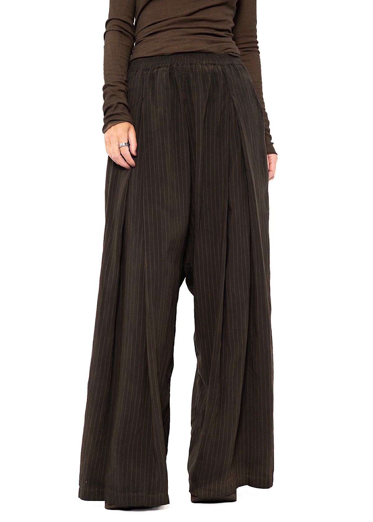 FLUID PINSTRIPE PALAZZO TROUSER