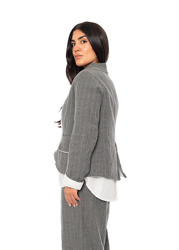 PINSTRIPE VIOLA JACKET