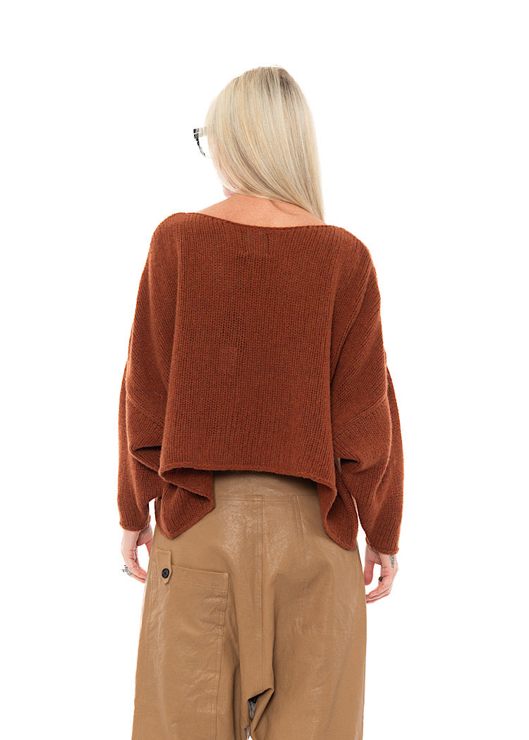 RELAXED SWING KNIT PULLOVER