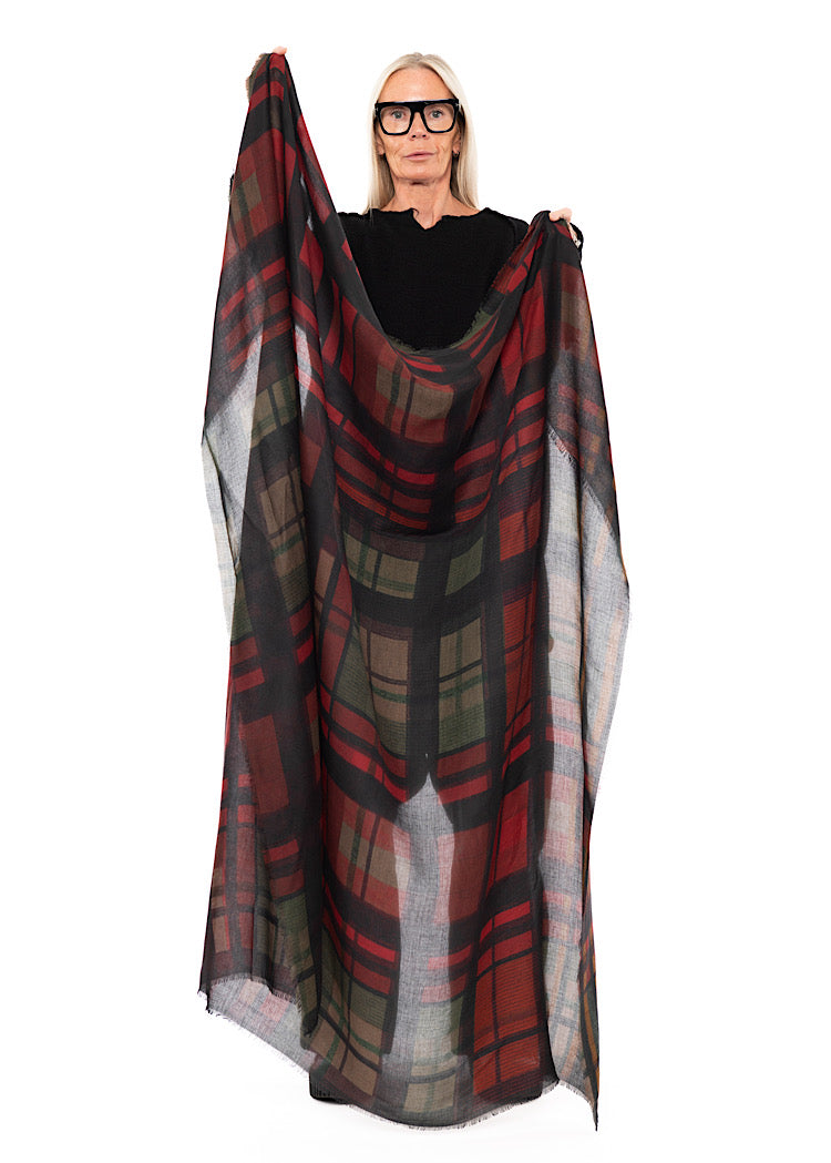 HERITAGE CHECK SCARF