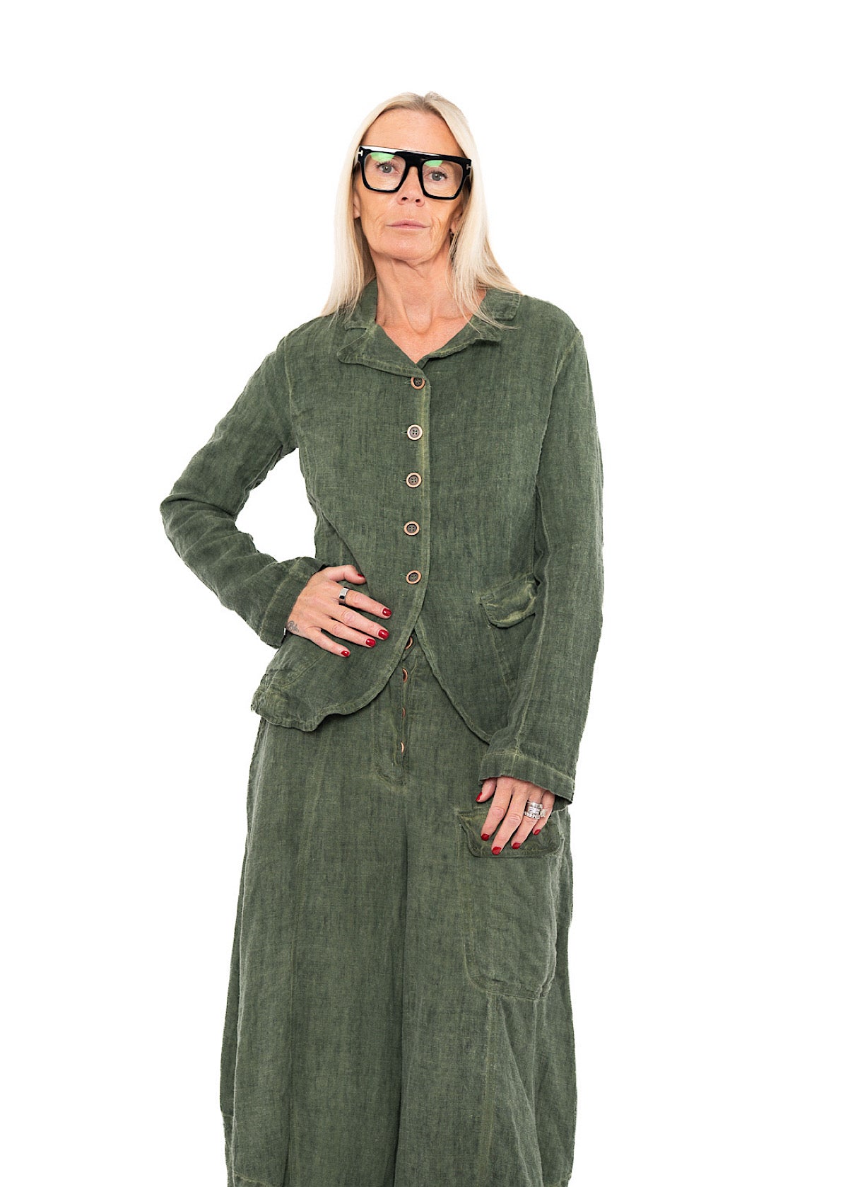 WINTER LINEN TAILORED JACKET