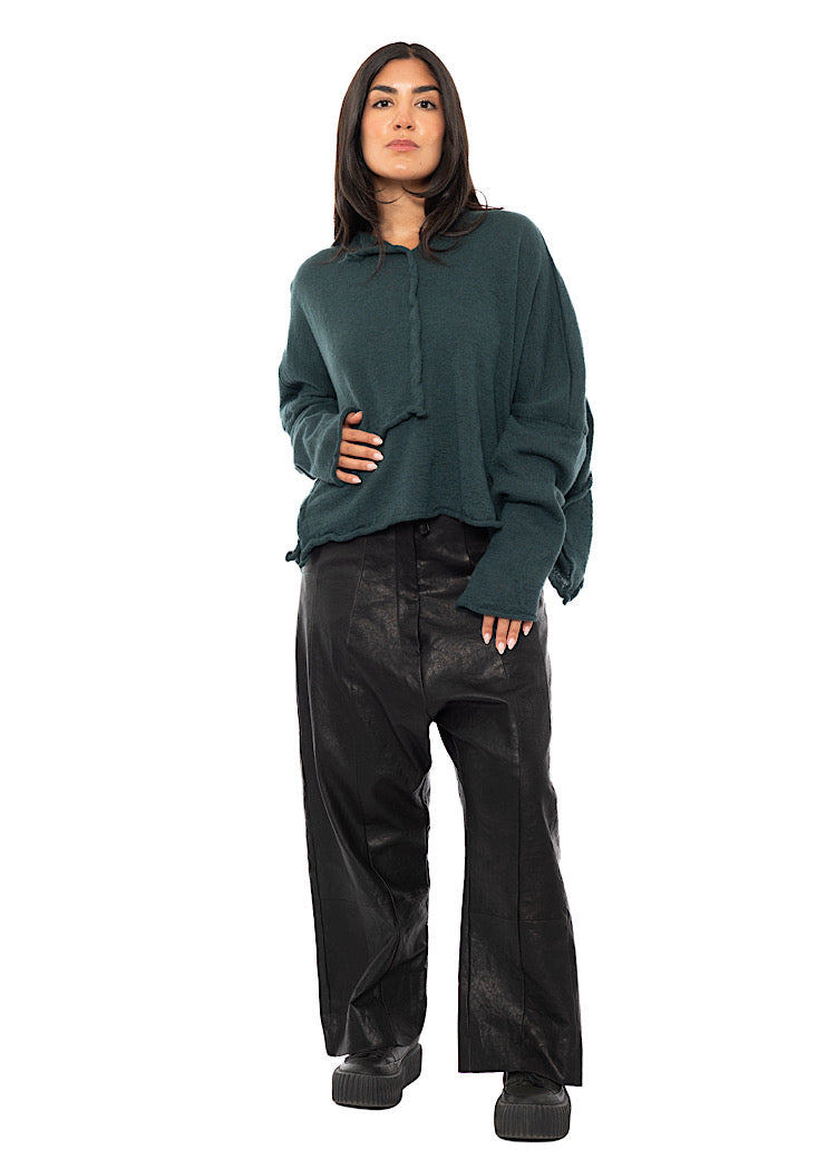 BOILED WOOL KNITTED PULLOVER
