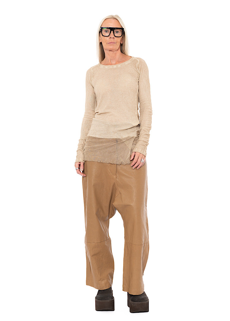 SIGNATURE NETTED HEM T-SHIRT